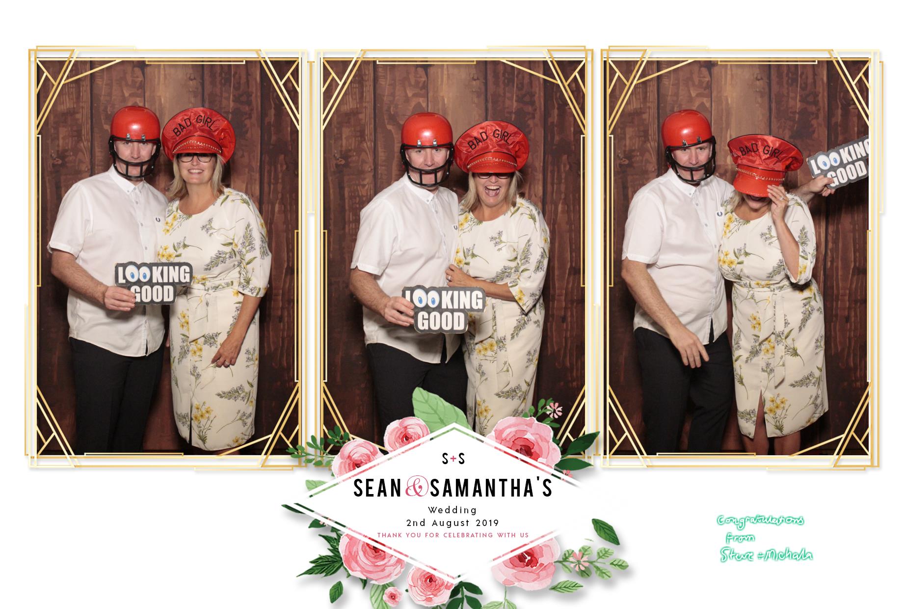 Samantha & Sean's Wedding | View more photos from the event at gallery.myphotoboothexperience.co.uk/u/MyPhotoBoothExperienceLtd/Samantha-Seans-Wedding